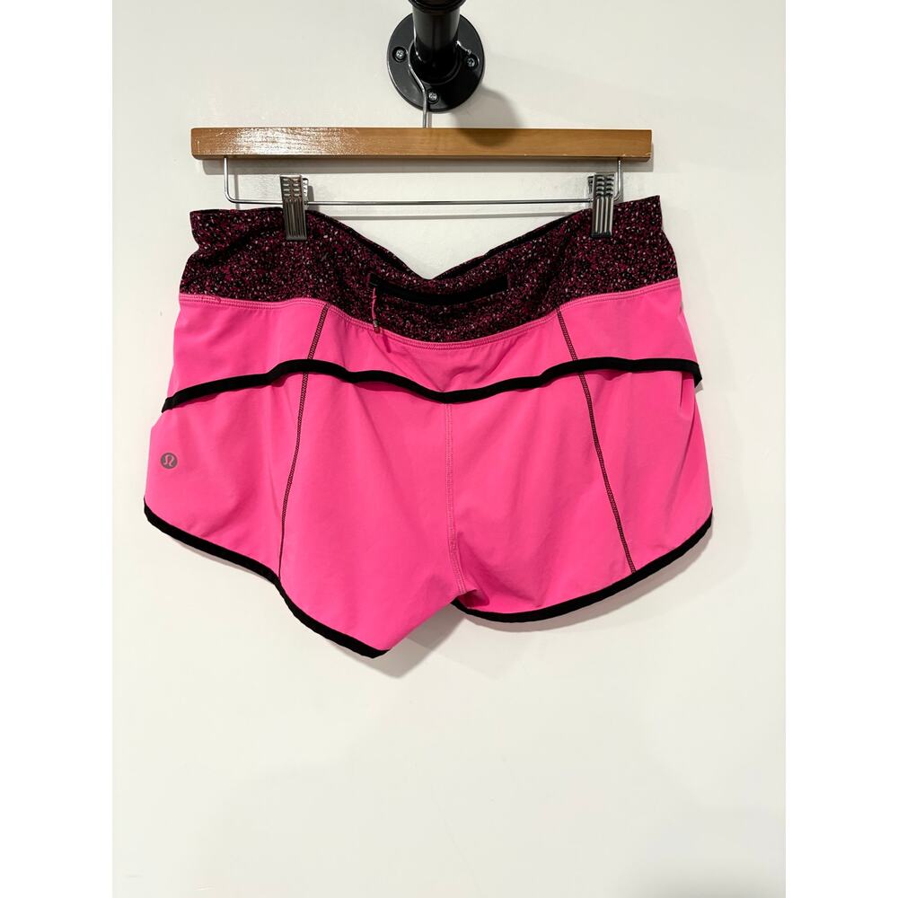 Lululemon Athletic Running Shorts 2.5" Pink Size 8 - Picture 2 of 4